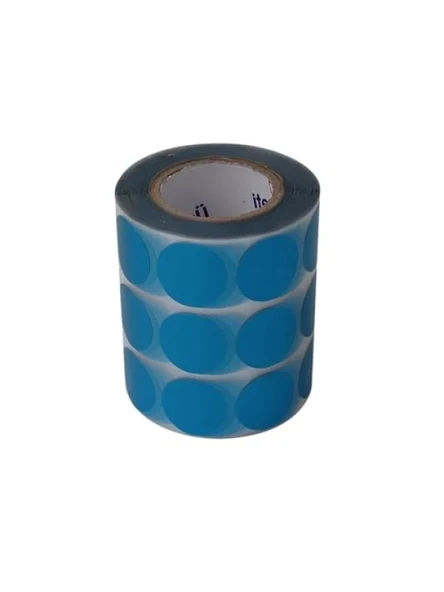 Kendinden Yapışan Metalize Kuşe Etiket 25mm x 25mm Rulo, 2500 Adet ürün görseli 1
