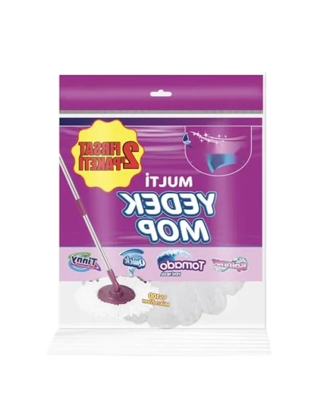 Yedek Mop Seti - 2'li, Döner Mekanizma, Çok Emici ürün görseli 1