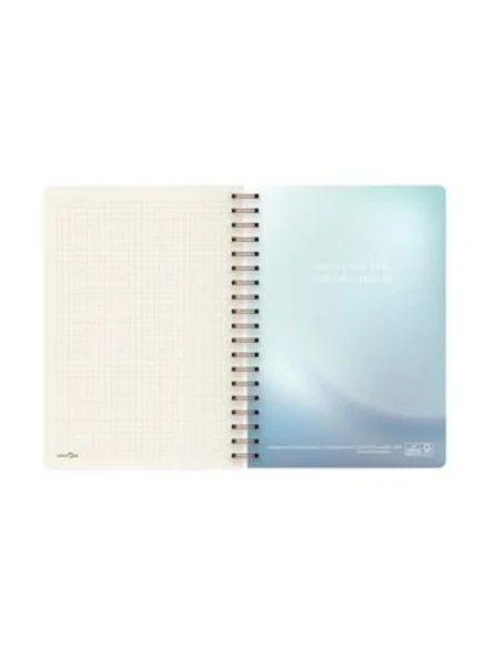 Kareli Spiralli Defter 17x24 cm - Resim 2