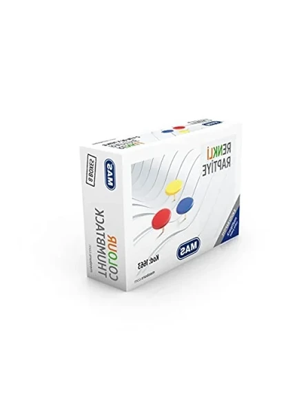 Renkli PVC Kaplı Raptiye Seti - 8 Paket ürün görseli 1