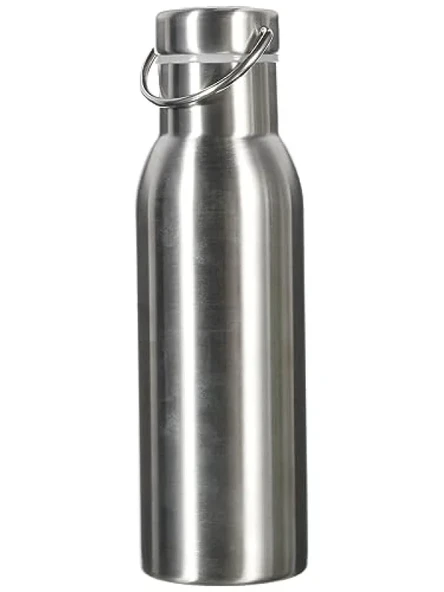 500 ml Gümüş Renkli Çift Katmanlı Termos - Resim 2