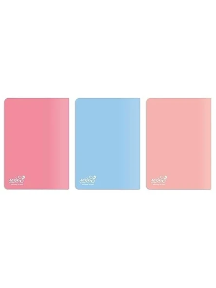 A5 Boyutunda Kareli Defter Seti - 60 Yaprak, 3 Farklı Renk ürün görseli 1