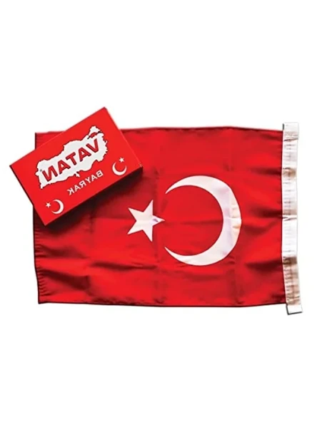 Kumaş Türk Bayrağı, 30 x 45 cm ürün görseli 1