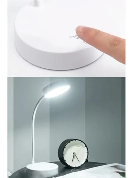Şarjlı Dokunmatik Kitap Okuma Lambası - 12 LED - Resim 3