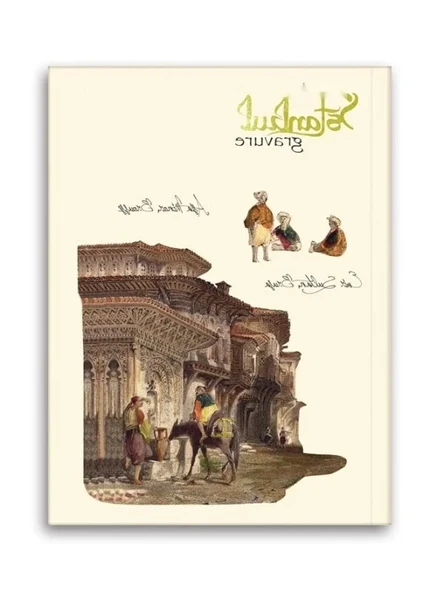 İstanbul Gravür Mini Journal - Çizgili Külliye ürün görseli 1