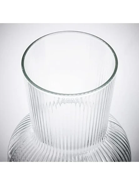 Yuvarlak Cam Vazo - 17 cm - Resim 3