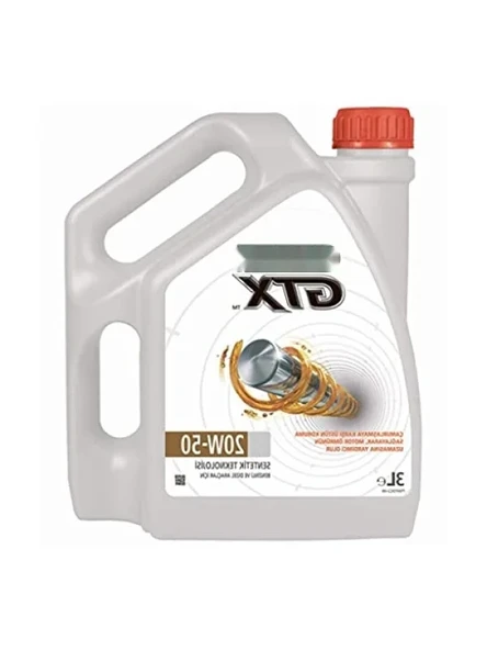 Yüksek Kaliteli 20W/50 Motor Yağı - 3 Litre, API SL/CF Koruma ürün görseli 1