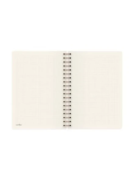 Kareli Spiralli Defter 17x24 cm - Resim 3