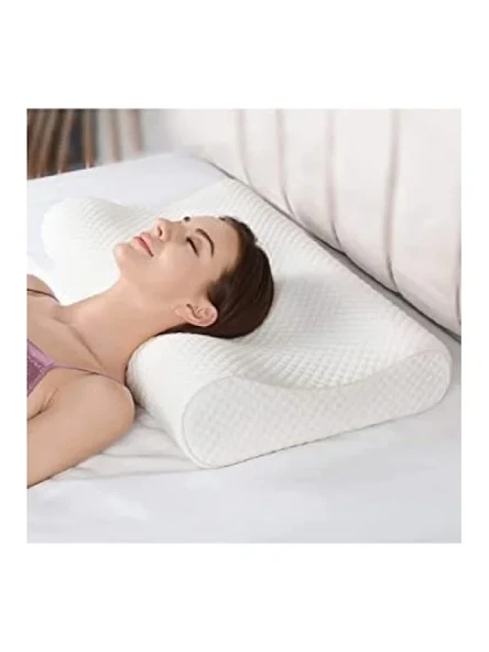 Ortopedik Visko Boyun Yastığı, Çok Fonksiyonlu Tasarım, 50x32 cm ürün görseli 1