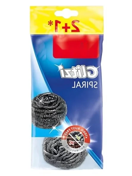3'lü Paket Yüksek Kaliteli Çelik Temizlik Seti ürün görseli 1