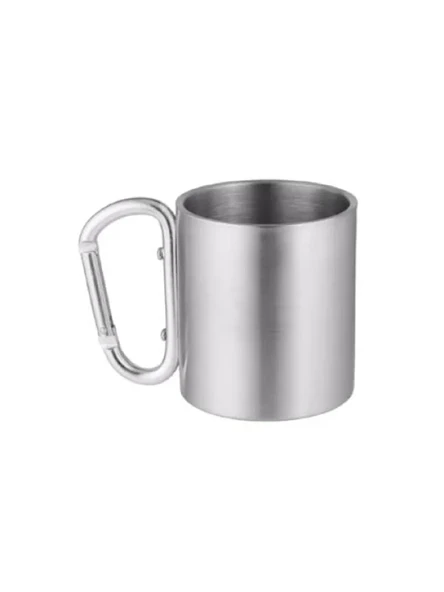 Metalik Karabinalı Tek Ebat Mug - Resim 2