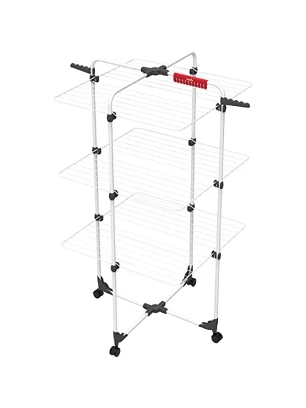 Çelik Dikey Çamaşır Askılığı - 30 Metre Kurutma Alanı, Kompakt Tasarım ürün görseli 1