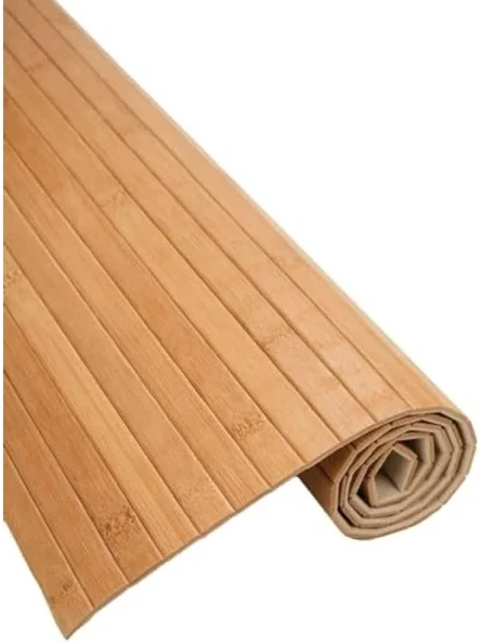 70x45 cm Kaydırmaz Tabanlı Bambu Banyo Paspası ürün görseli 1