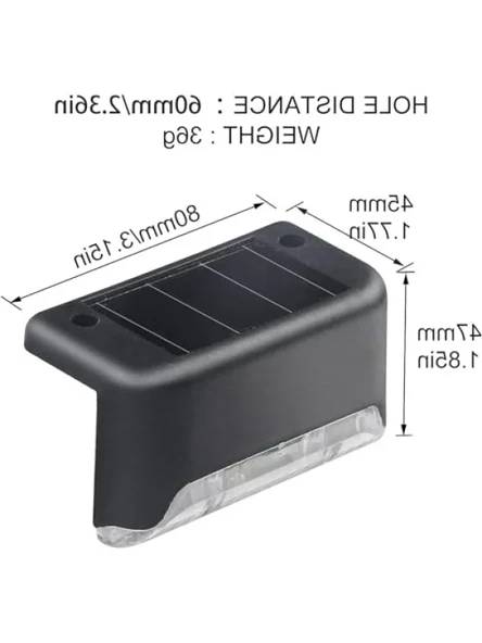 4'lü Solar Enerjili Bahçe Lambası - Resim 3