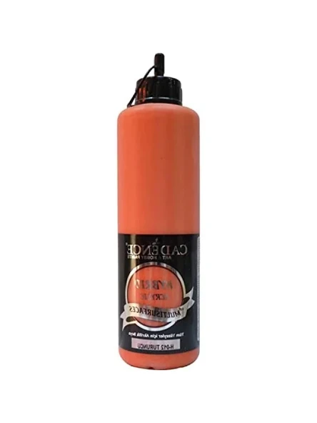 Su Bazlı Akrilik Boya 500 ml - Turuncu ürün görseli 1
