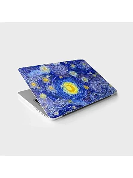 Van Gogh Temalı Laptop Sticker - Bilgisayar Kaplama Etiketi ürün görseli 1