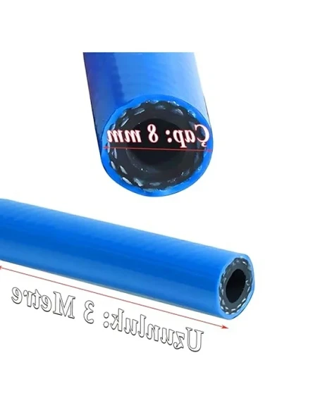3 Metre Basınçlı İlaçlama Hortumu - 240 Bar - Resim 2