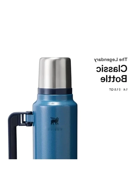 Vakumlu Çelik Termos, 1.4 Litre Mavi - Resim 3
