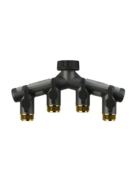 Metal Yapı ile Dayanıklı 4 Yönlü Manifold ve Kesme Vanaları ürün görseli 1