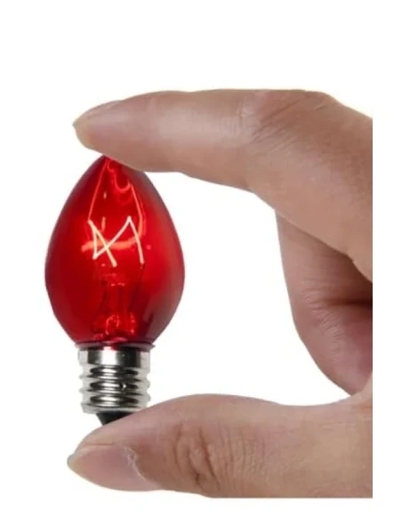 Renkli Parfüm Ampul E14, 10W, 5 Adet - Resim 3
