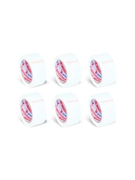 45 MM x 100 MT Beyaz Koltuk Bandı - 6 Adet ürün görseli 1