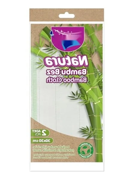 Doğal Bambu Liflerinden Üretilmiş Orta Boy Bez | Çok Amaçlı Temizlik ürün görseli 1