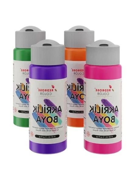 Ara Renkler Akrilik Boya 4'lü Set, 4x60ml ürün görseli 1