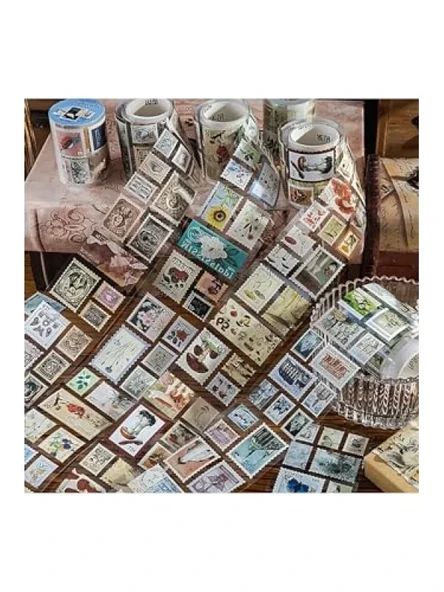 Mushroom Collect Temalı Rulo Sticker Seti - Bullet Journal - Resim 3