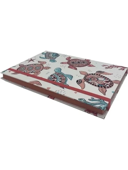 Kaplumbağalar Desenli Çizgisiz Defter ürün görseli 1