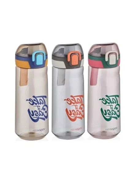 Desenli 660ml Polikarbon Matara - Resim 3