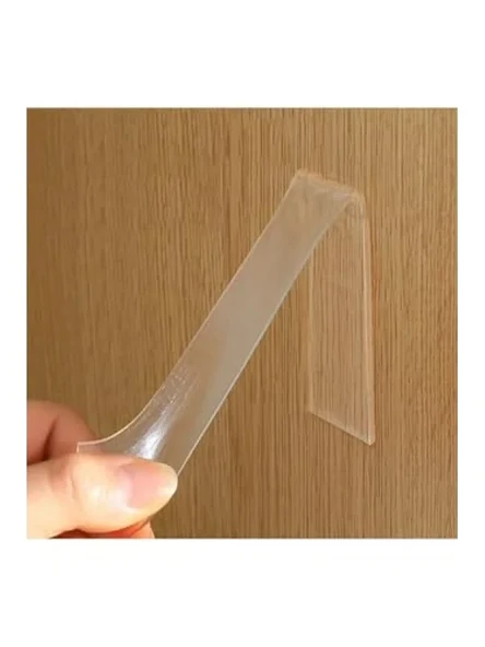 Çift Taraflı Nano Bant - Süper Güçlü Şeffaf Bant, 2 cm x 3 Metre ürün görseli 1