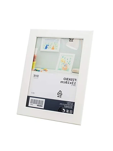 Yüksek Kaliteli Beyaz Çerçeve, 13x18 cm ürün görseli 1