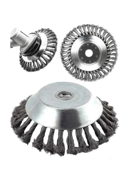 Metal Motorlu Tırpan Misinası ile Kaldırım Temizleme Aparatı ürün görseli 1