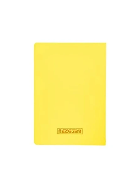 Düz Sarı Karton Kapaklı Defter, 32 Yaprak, 17x24 cm ürün görseli 1