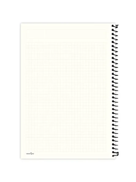 Eco Kraft Spiralli Defter - Mor, 200 Sayfa - Resim 2