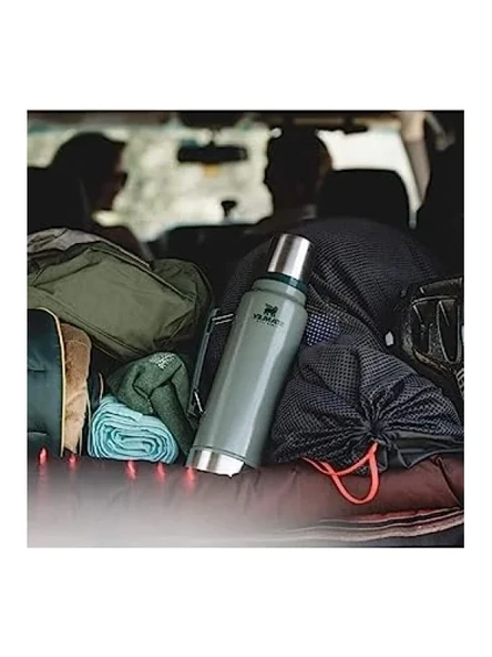 Mat Siyah 1.9 Litre Vakumlu Termos - Resim 2