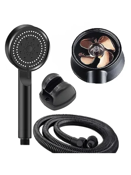 5 Fonksiyonlu Duş Başlığı - Turbo Pervaneli, 150 cm Hortum ile ürün görseli 1