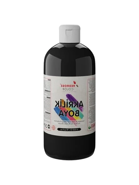 Siyah Akrilik Boya - 500gr ürün görseli 1