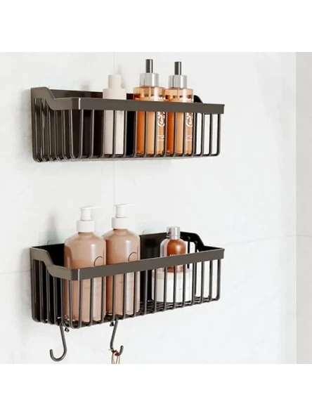 Yapışkanlı Banyo Rafı - 2'li Organizer Set ürün görseli 1