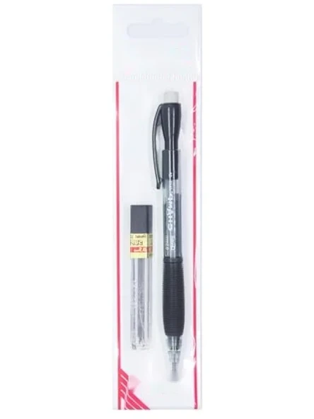 0.5 mm Kauçuk Tutaçlı Versatil Kalem - Siyah ürün görseli 1