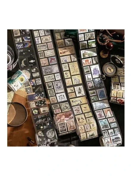 Mushroom Collect Temalı Rulo Sticker Seti - Bullet Journal - Resim 2