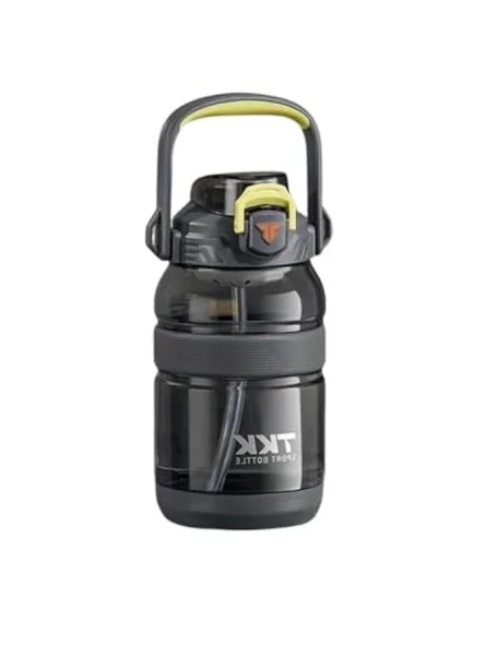 1200ml Kapasiteli Boyun Askılı Su Matara, Pipetli/Pipetsiz Kullanım ürün görseli 1