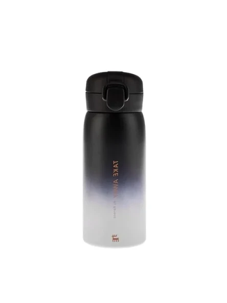Sızdırmaz Siyah Çelik Termos - 350 ml Kapasite ürün görseli 1