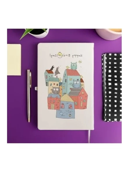 Çizgili Not Defteri - 13x21 cm, 100 Yaprak ürün görseli 1