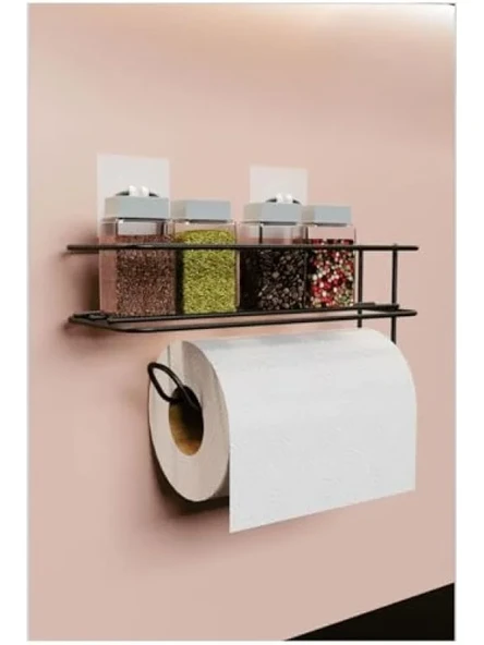 Yapışkanlı Metal Organizer Raf - Banyo ve Mutfak İçin ürün görseli 1