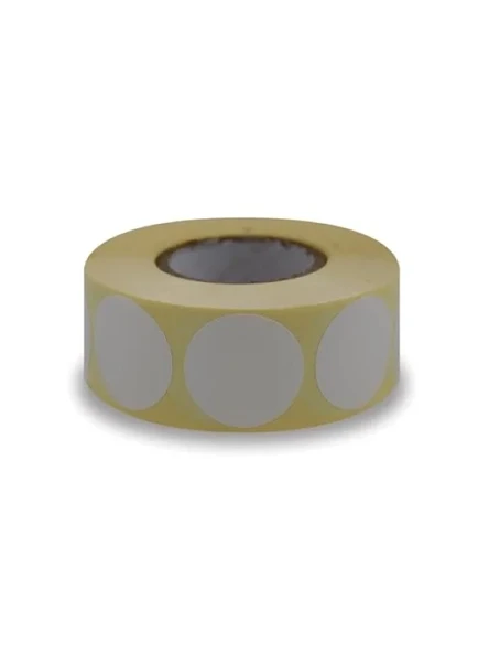 30mm Çapında 1000 Adet Baskısız Kuşe Etiket Rulo ürün görseli 1