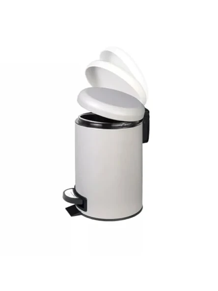 Paslanmaz Pedallı Çöp Kovası - 12 LT ürün görseli 1