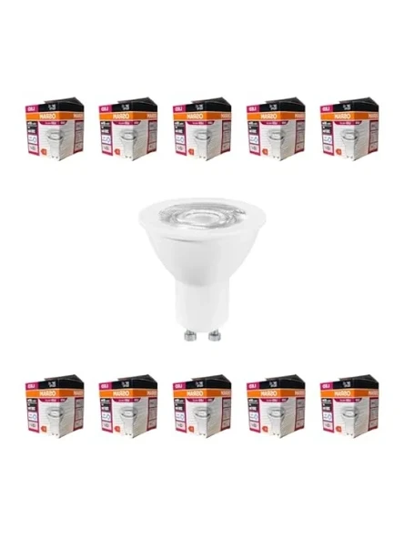 10'lu Paket LED Ampul - 4.5W, 6500K Soğuk Beyaz Işık ürün görseli 1
