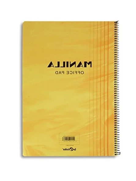 Spiralli Yumuşak Kapaklı A4 Notebook - Sarı ürün görseli 1