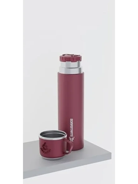 Çelik Termos Kapaklı 500 ml - Resim 2
